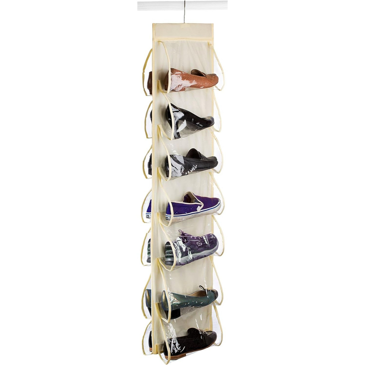 Hanging Shoe Organizer 14 Pockets 49"1