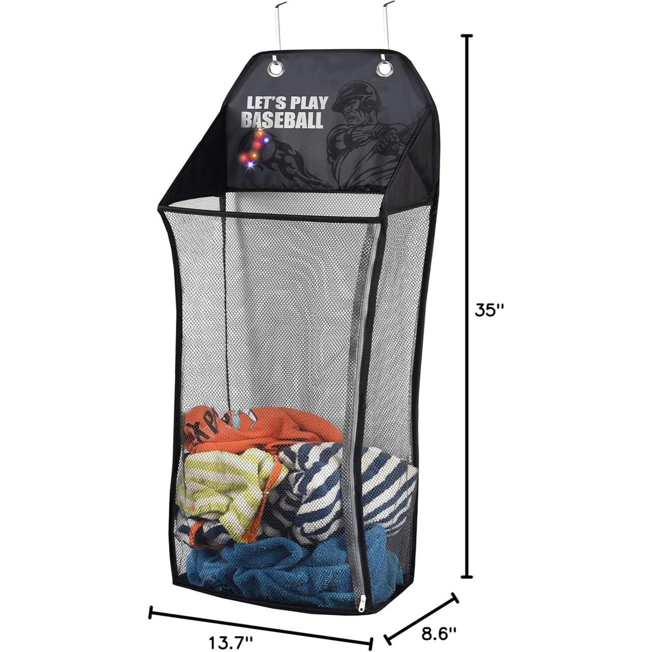 LED Over-Door Hamper - HandyLaundry.com