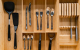 How to Clean a Bamboo Kitchen Drawer Organizer
