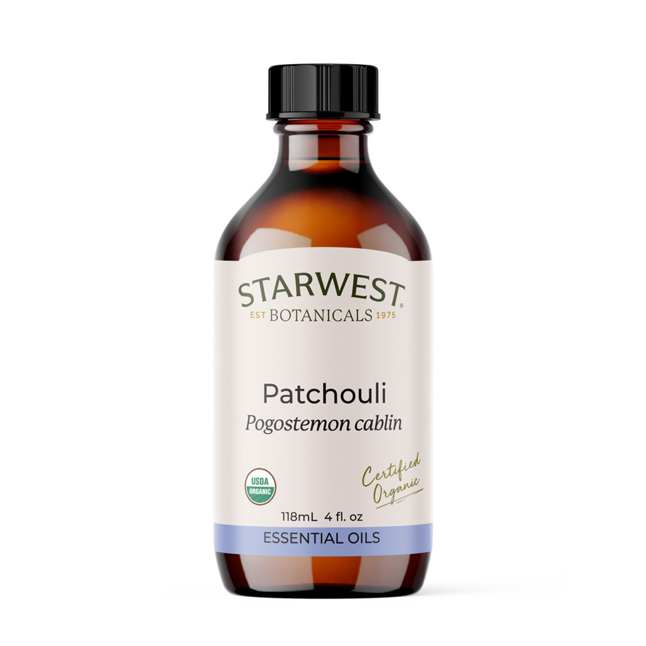 Soil Organics Organic Patchouli Essential Oil (Pogostemon Cablin) 10ml