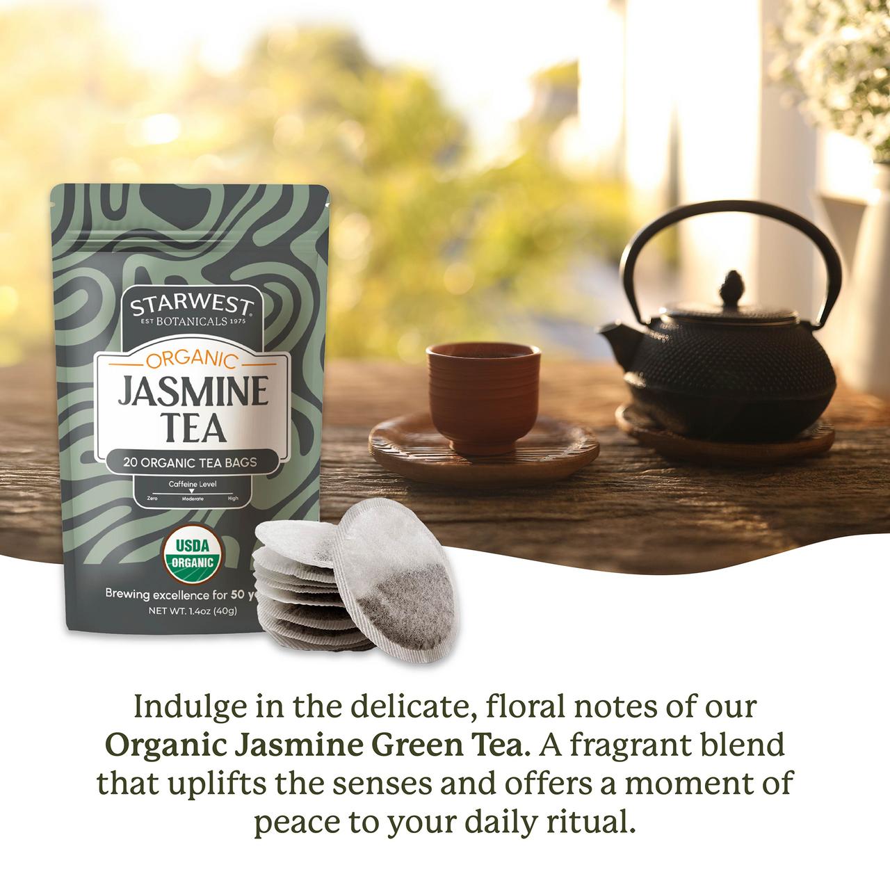 Organic Jasmine Tea Bags
