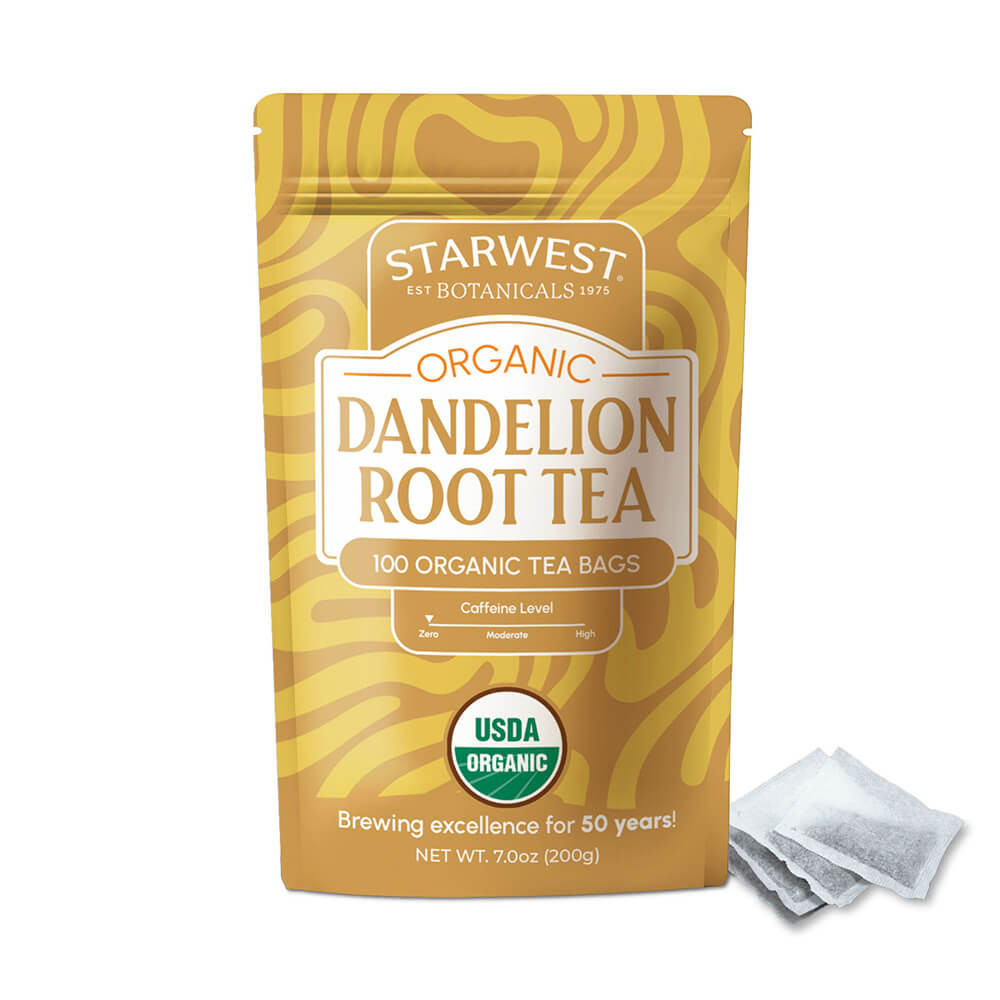 Organic Dandelion Root Roasted Tea Bags