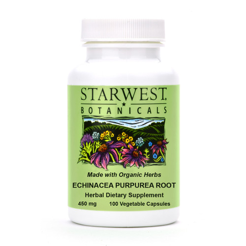 Echinacea Purpurea Root Capsules - 100/btl