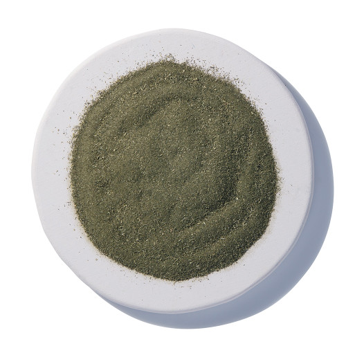 Barley Grass Powder (US) Organic on a white plate
