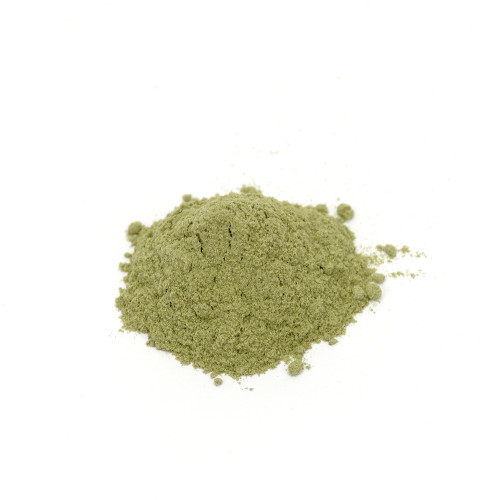 Barley Grass Powder Organic in a small pile