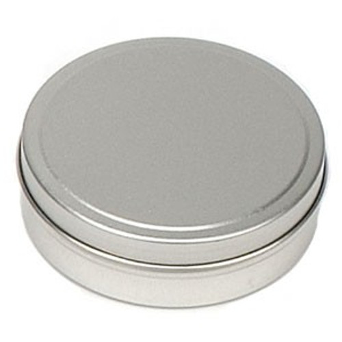 Flat Metal Tin 3 oz