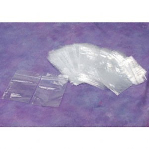 Poly Bags w/ Zipper Closure, 3" x 4"