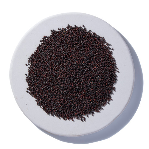 Broccoli Sprouting Seeds Organic on a white plate