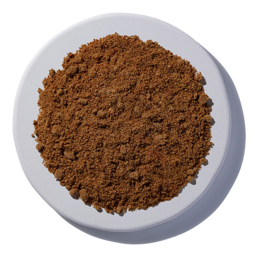 Flax Seed Brown Meal Organic in a plate