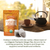 Tea package with tea bags, teacup, and black teapot on table Tea package with tea bags, teacup, and black teapot on table