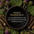 Black plate surrounded by burdock roots and flowering burdock plants with text reading "Organic Burdock Root. Cut and sifted burdock root with a distinctive earthy flavor and fibrous texture."