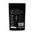Back of Starwest Botanicals Organic Hibiscus Flowers pouch featuring product information, circulatory wellness description, brewing instructions, supplement facts, and organic certification seals on a black package.