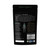 Back of Starwest Botanicals Organic Mullein Leaf pouch featuring respiratory wellness information, brewing instructions, supplement facts, and organic certification seals on a black package.