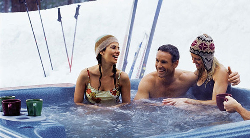 Hot Tub Covers In Winter Pool and Hot Tub Depot