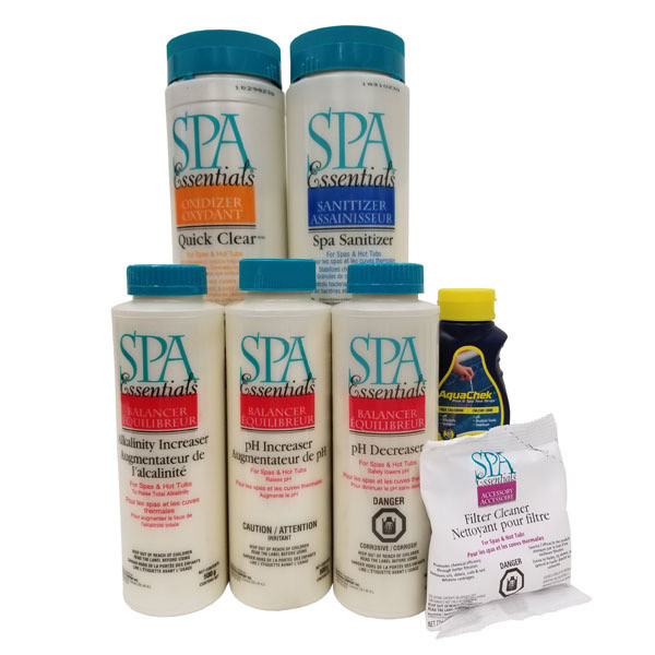 Spa Essentials Hot Tub Chemical Starter Kit Chlorine