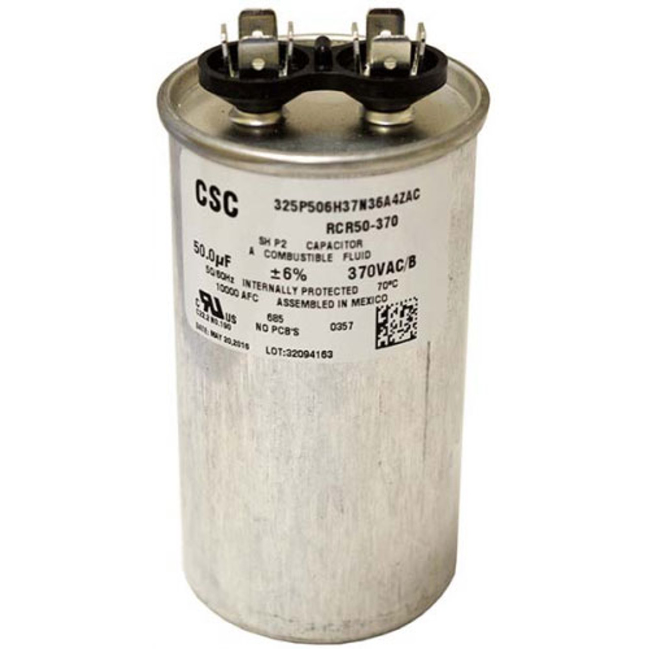 Hot Tub Pump Capacitor - 50uF 370VAC