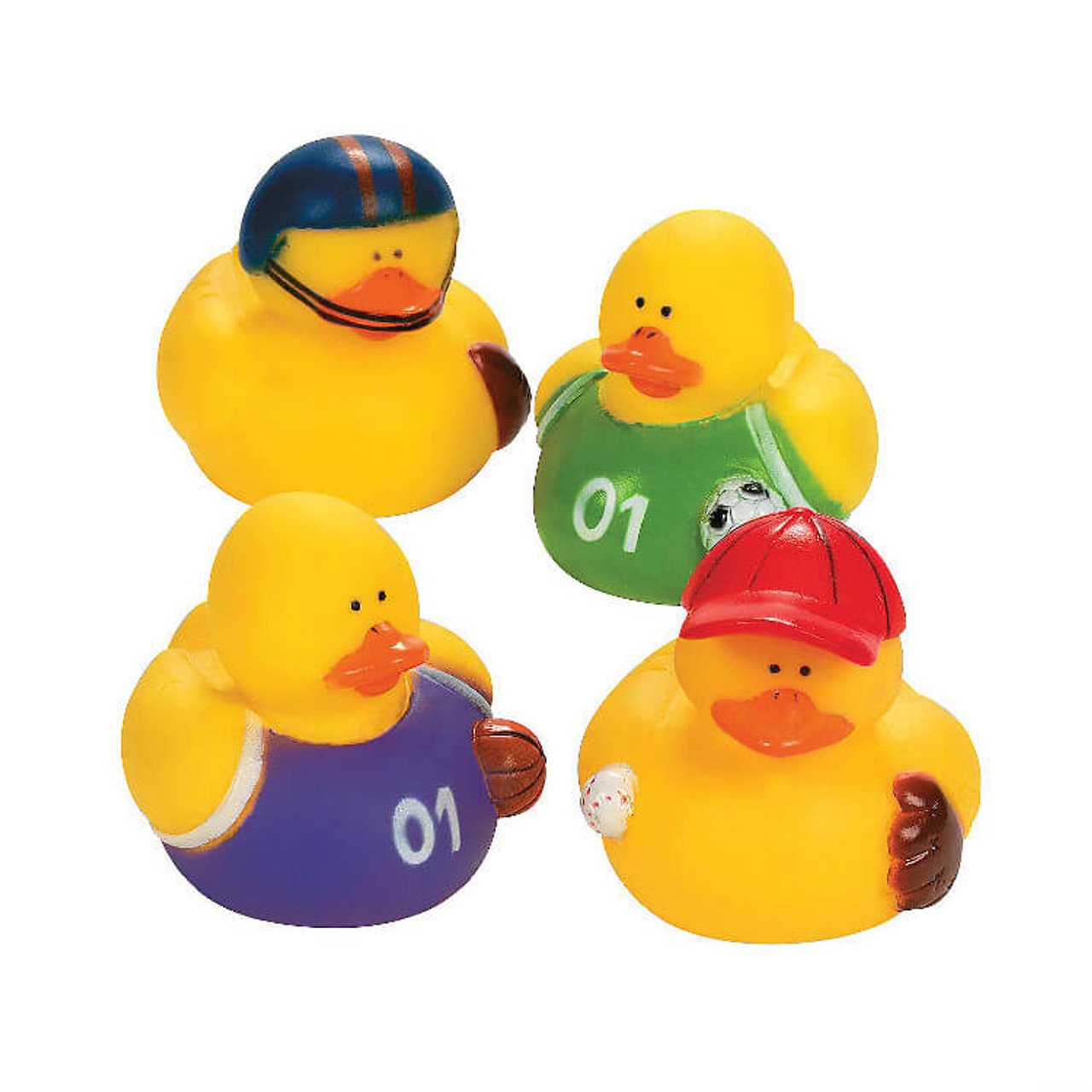 Sports Mini Rubber Ducks for Hot Tub