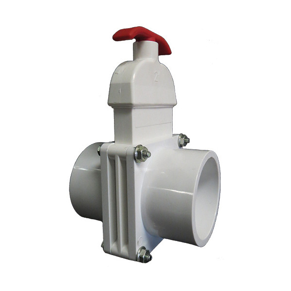 Praher 2" x 2" MultiPiece hot tub plumbing knife valve