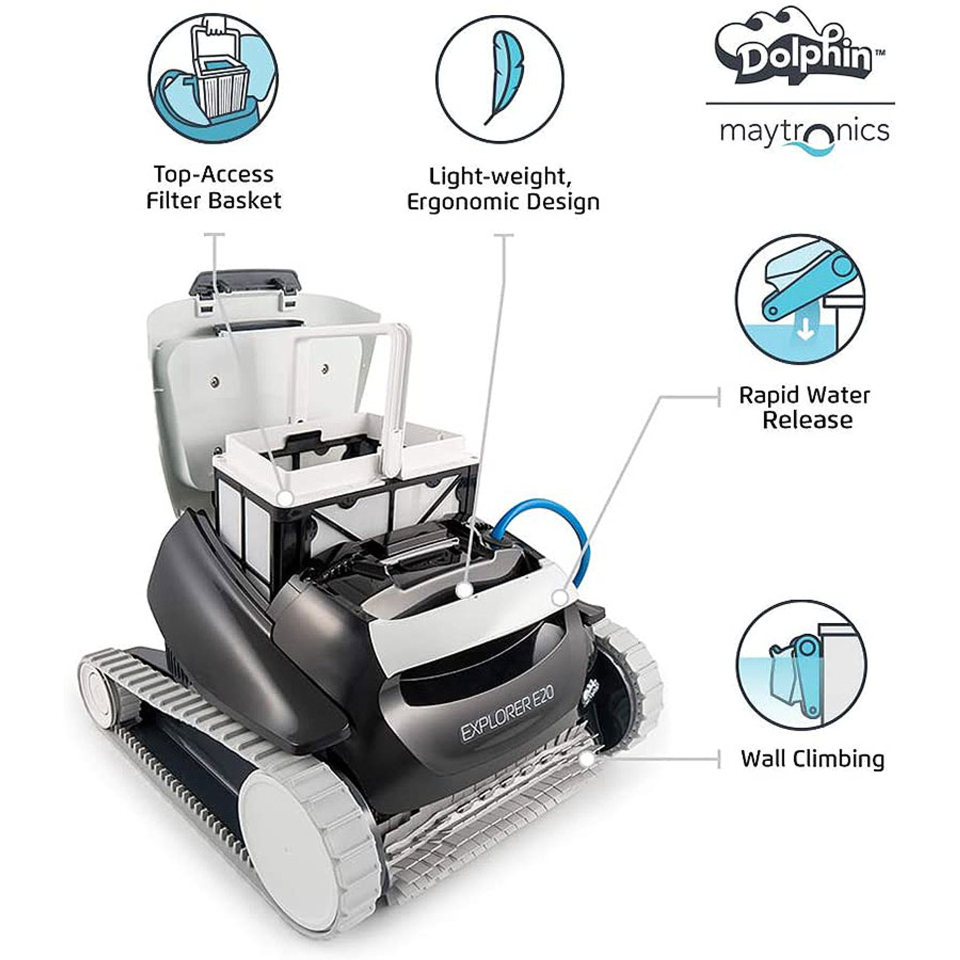 Maytronics Explorer E20 Robotic Pool Cleaner