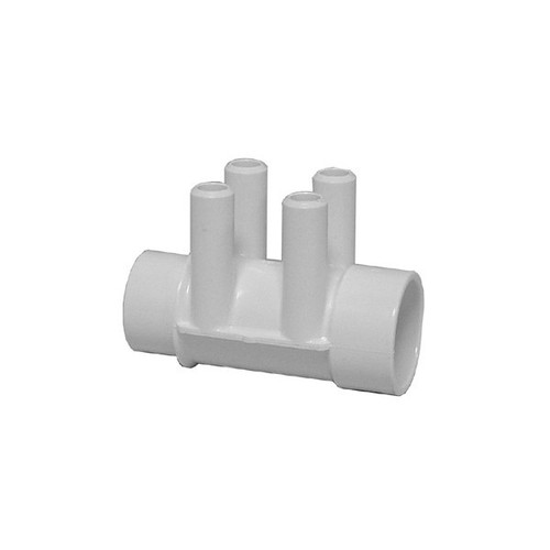 Waterway Air Manifold Shur Grip - 1-1/2" Slip x 1-1/2"SP x (4) 3/4" Barb