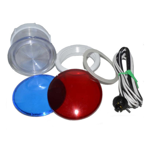 Light Housing Kit - 3-1/2" Face, rear access with wire socket and bulb