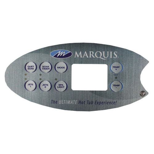 Marquis Spas 8 Button Topside Overlay