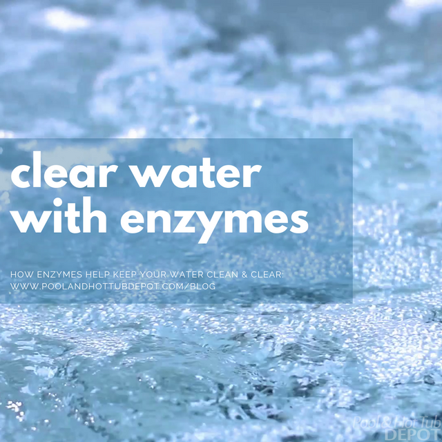 Clear Water with Enzymes Pool and Hot Tub Depot