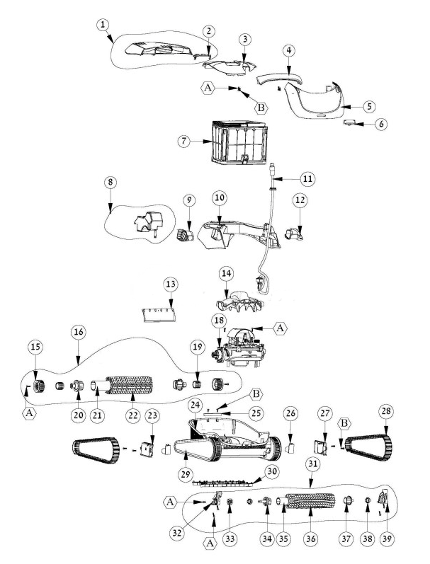 Maytronics Dolphin E30 Parts