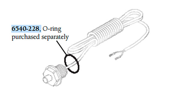 6540-228 Sundance Sensor o-ring