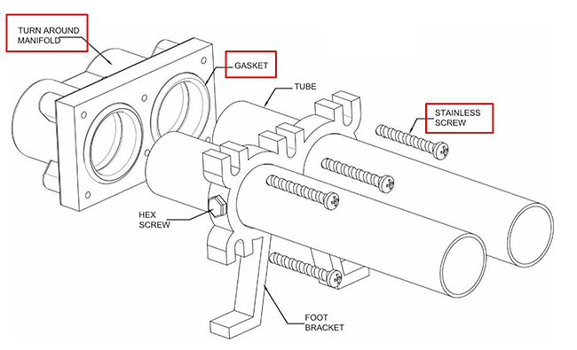 End for Watkins double barrel heater