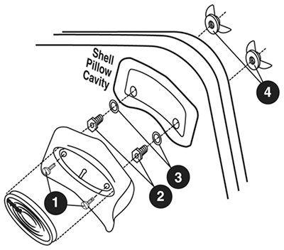 Sundace Spas pillow bushing