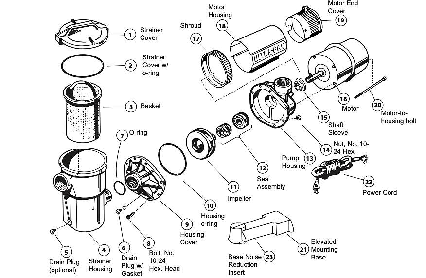 Hayward Ultra Pro SP229x Parts