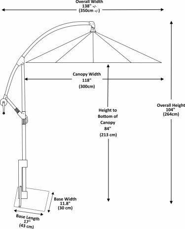 Umbrella Dimensions