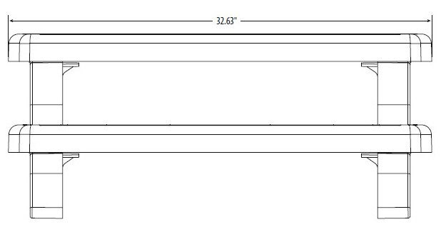 Waterway Spa Step Dimensions