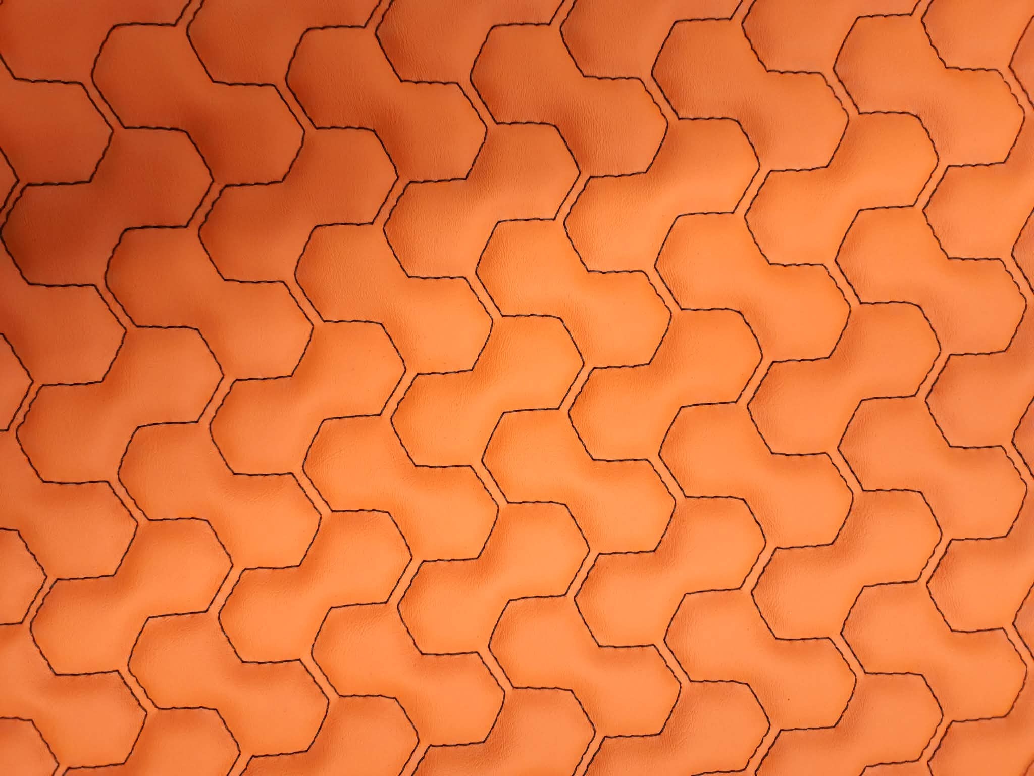 Hex Cell CNC Panel Hex Cell CNC sewn upholstery panel