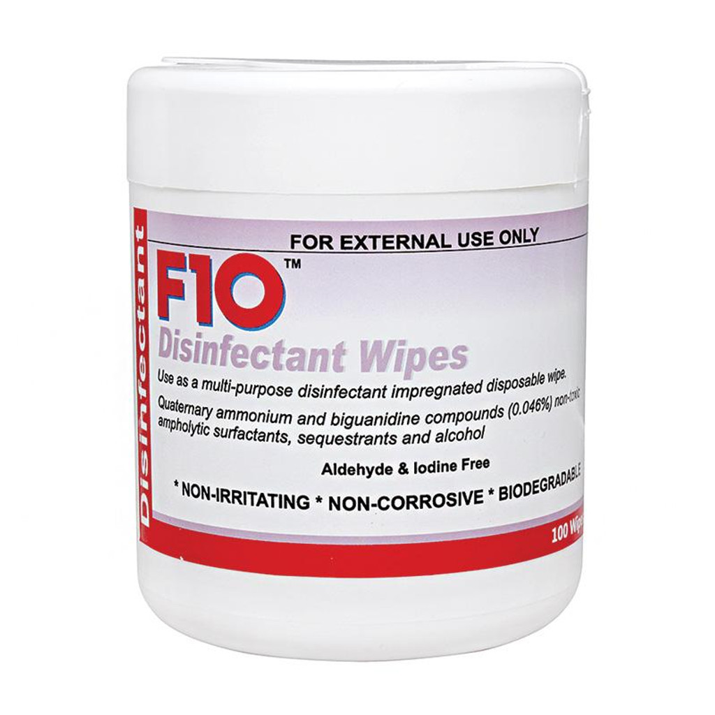 F10 Disinfectant wipes animal disinfectant reptile cleaner