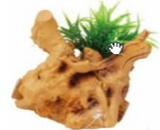 Tree root + plant resin ornament small