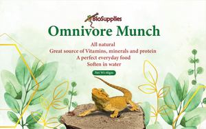 omnivore crunch bearded dragon diet food chicken turtle lizard food