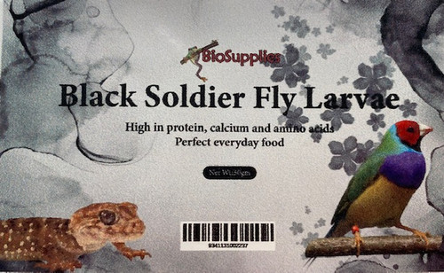 Dried Black Soldier Fly Larvae 50gm