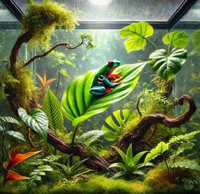 Enhancing a Tropical Frog Enclosure: Creating the Perfect Habitat for Your Amphibian Friends
