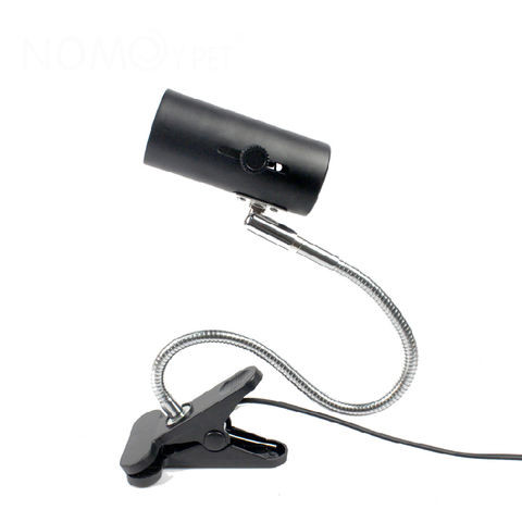 Bendy clamp lamp reptile