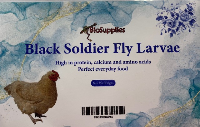 Dried Black Soldier Fly Larvae 250gm