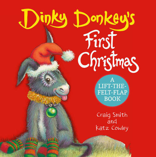  FOR CHRISTMAS リフト・ザ・フロップブック Aotearoa Books | Dinky Donkey's First Christmas (A Lift-the-Felt