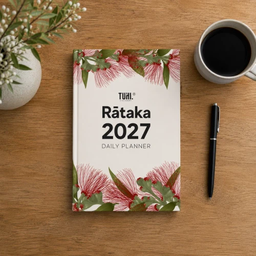 Tuhi Diary B5 1 Day Per Page Rātaka Pohutukawa 2027
