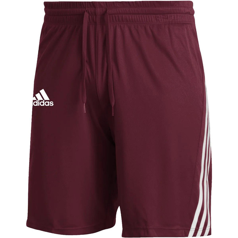Adidas Mens 3 Stripe Knit Short