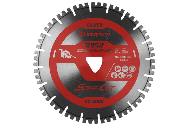 6" Vari-Cut Red Blade w/skid