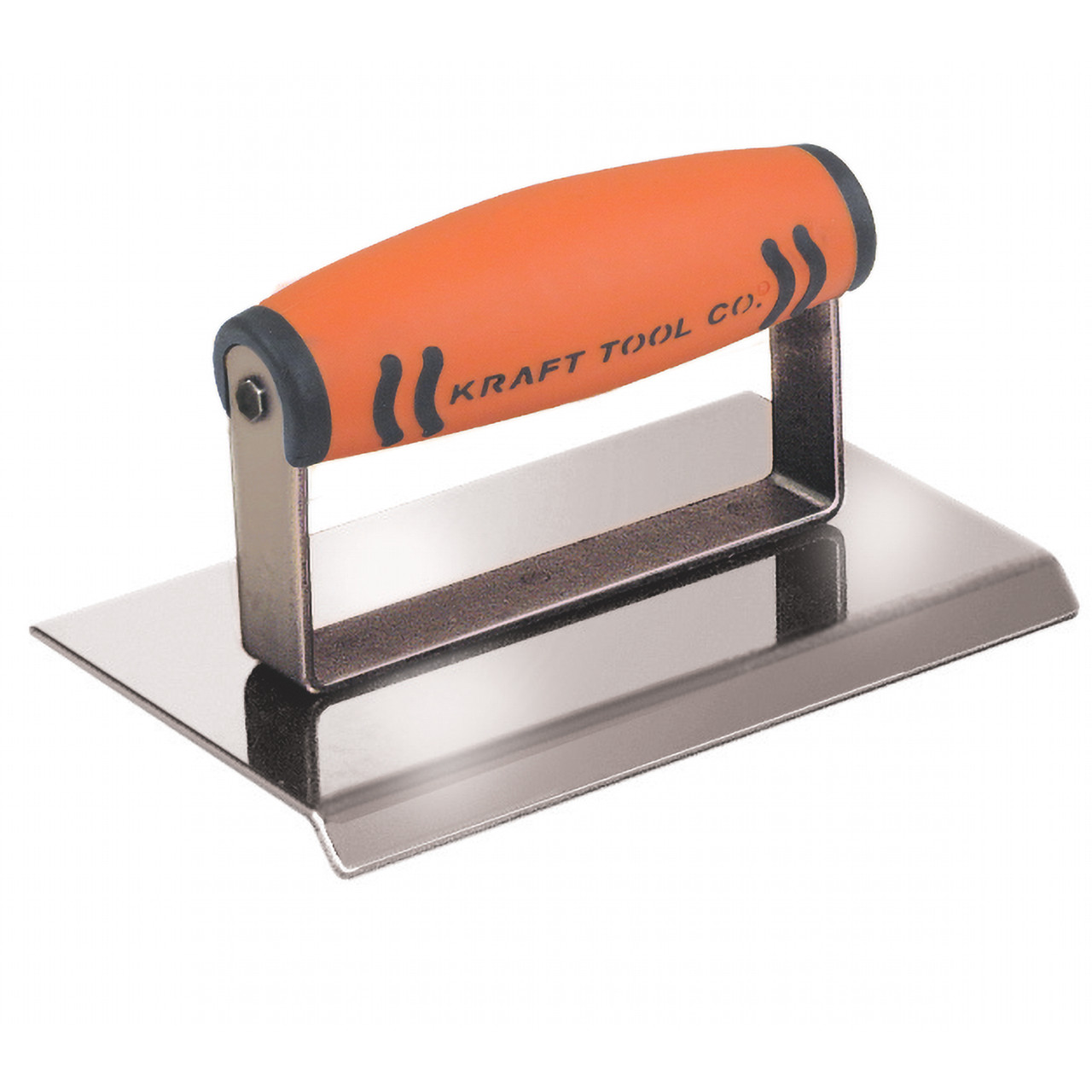 6" x 3" Stainless Steel Carpet Edger 45 Degree Angle 3/16" Drop with ProForm® Handle