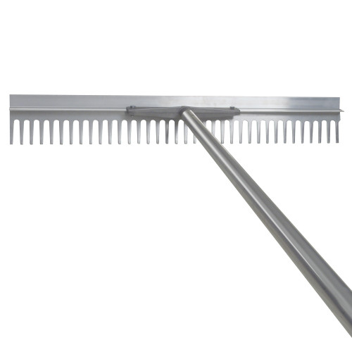 36" Aluminum Landscape and Asphalt Rake with Handle
