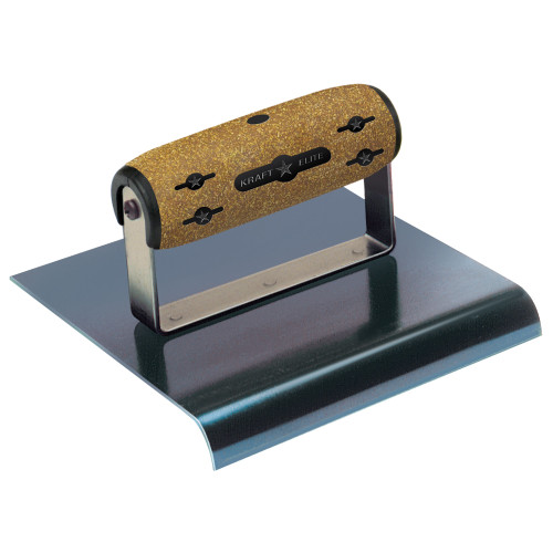 6" x 6" 3/4"R Elite Series Five Star™ Blue Steel Hand Edger with Cork Handle
