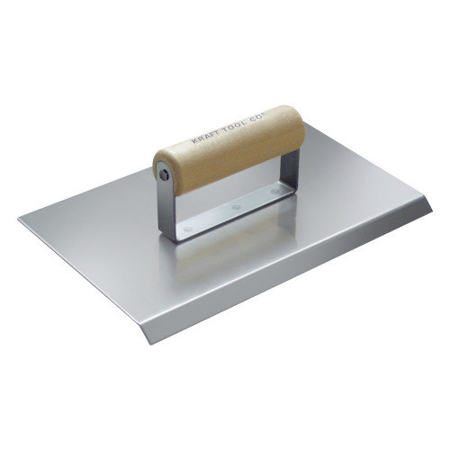 10" x 6" 3/4" R Stainless Steel Chamfer Tool with Wood Handle